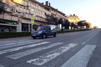 Un dels passos de vianants perillosos on s’actuarà.