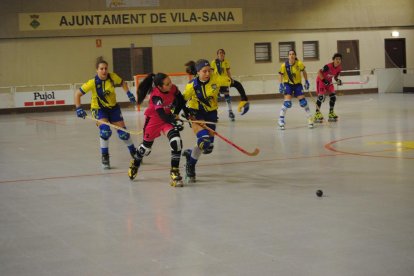 El Vila-sana, en un partit recent a la seua pista.