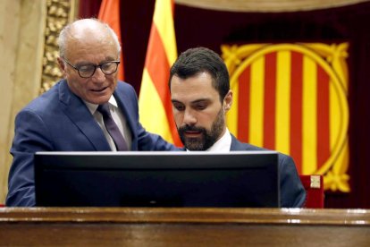 El president del Parlament, Roger Torrent.