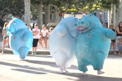 L'espectacle 'Hippos'.