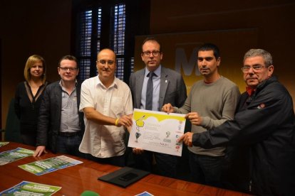 El acto de presentación de la primera jornada Pro Banqueta