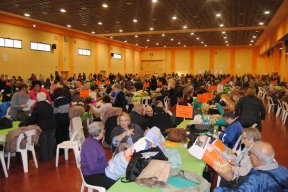 Un momento del encuentro celebrado en el pabellón Pla d’Urgell de Mollerussa.