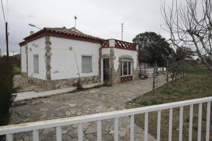 Imagen de una casa en la partida de Butsènit que fue escenario de un robo.