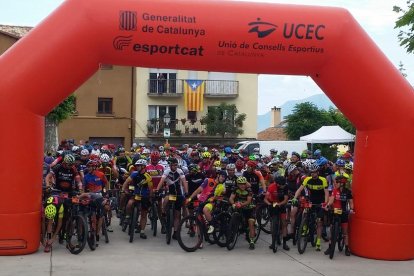 Xifra rècord en la Vi Bike que va obrir els actes de la Fira de Talarn.