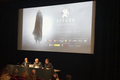 Presentació oficial ahir a Barcelona de la 50a edició del Festival de Cinema Fantàstic de Sitges.