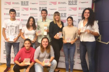 Ocho deportistas de la UdL, premiados a nivel de Catalunya