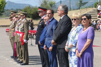 Imatges de la jura de bandera a Talarn