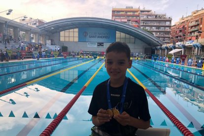 Jordi Carrasco, de l’Inef Lleida, va sumar ahir dos medalles d’or al botí de la delegació lleidatana.