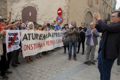 Salvador Bori recibió el apoyo de 200 personas cuando declaró. 