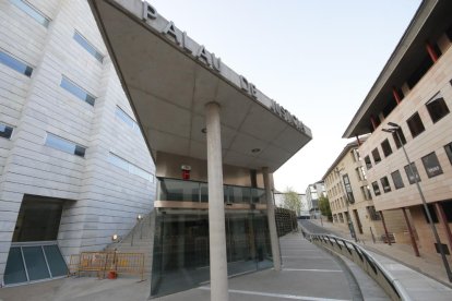 Vista de la sede judicial en el edificio del Canyeret. 