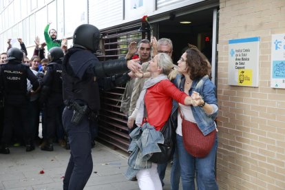 Un dels col·legis electorals de l'1-0 a Lleida.