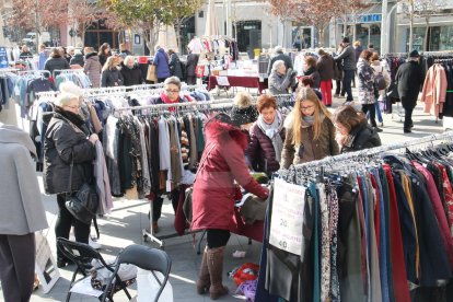 Una vista del Mercat de les Rebaixes de la Zona Alta aquest matí.