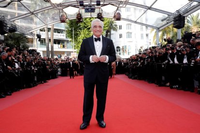 El director Martin Scorsese, gran estrella el miércoles en el festival francés.