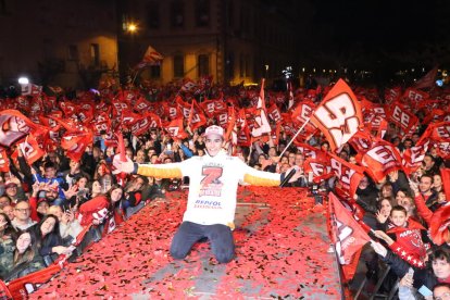 L’afició no es va perdre l’especial de SEGRE sobre Marc.