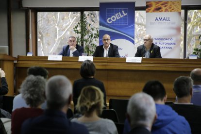 Roqué, Gardeñes i Santacana, ahir a la clausura de Consolida’t.