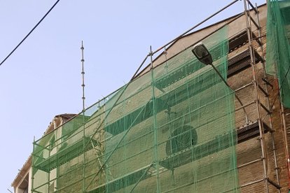 La capella de Sant Gaietà, on s’han iniciat les obres.