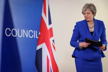 Fotografia d’arxiu de la primera ministra britànica, Theresa May.