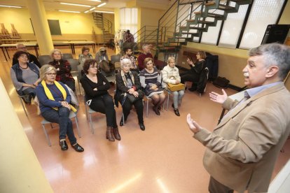 Un moment de la presentació dels resultats, ahir, al Casal Cívic de la Mercè.