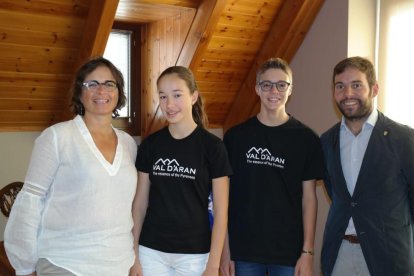 Anna Díaz, Sara Monteagudo, Martí Alonso i Luis Carlos Medina.