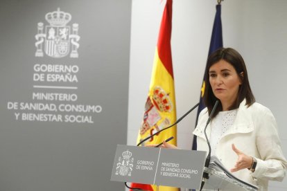 La ministra, Carmen Montón