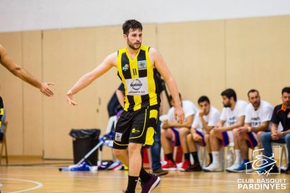 Rubén Fernández, durant un partit amb l’Ilerdauto Pardinyes.