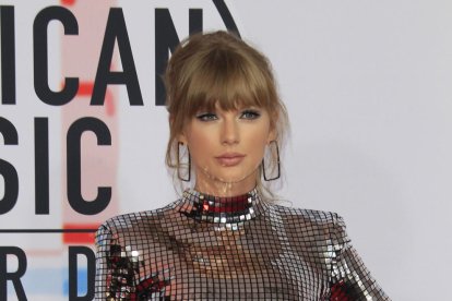 La cantant Taylor Swift, als American Music Awards a Los Angeles.