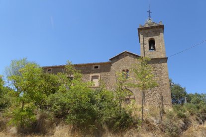 L’església de Sant Sadurní on s’efectuaran els treballs.