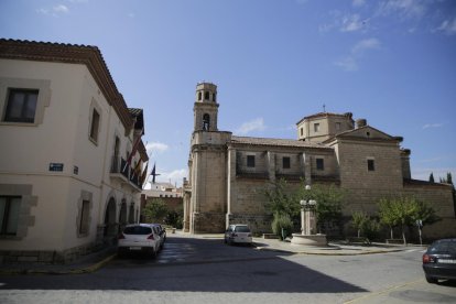 El centre històric que l’ajuntament preveu convertir en zona de vianants a principis d’any.