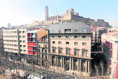 El edificio de la antigua Audiencia, ubicado en la Rambla Ferran.