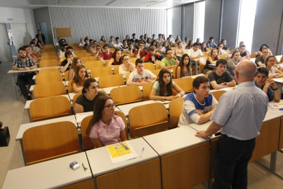 Alumnos en la selectividad de junio del año pasado.