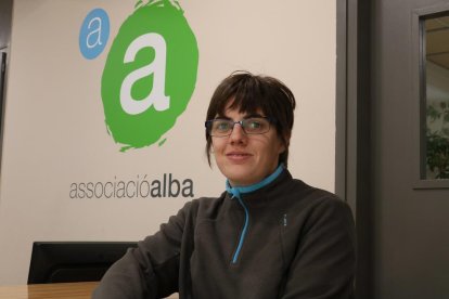 Verònica Torra, esportista de l’Associació Alba de Tàrrega.