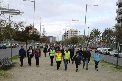 Unes 120 persones a la  XII Caminada per la Diabetis a Balàfia