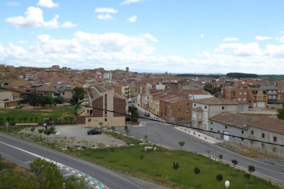 Vista panorámica del centro urbano de Soses.