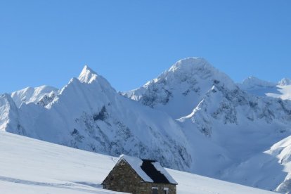 Imatge de la cabana de Còth de Barètja.