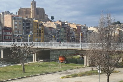 Les obres al pont Nou de Balaguer van començar ahir.