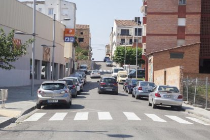 El carrer Isabel Casanovas de Bellpuig.