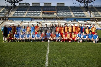 Organitzat pel Lleida Esportiu amb autoritats, periodistes, empresaris, exjugadors, directius i treballadors del club