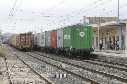 Imatge d’arxiu de l’estació de tren a les Borges Blanques.