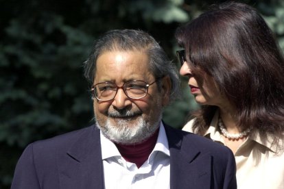 Imatge d’arxiu de l’escriptor britànic d’origen indi Vidiadhar Surajprasad Naipaul.