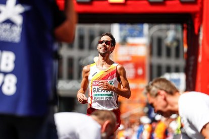 Javi Guerra es va quedar a les portes de la medalla de bronze.