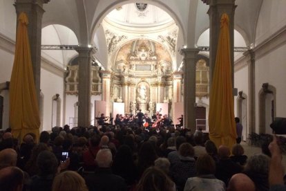 Concert inaugural, diumenge a la Universitat de Cervera.