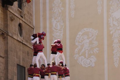 Primer ‘7 de 7’ de la temporada de los Castellers de Lleida. 