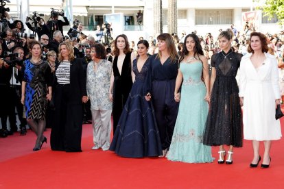 Patty Jenkins, Salma Hayek i Sofia Boutella van reivindicar el paper de la dona amb altres actrius.