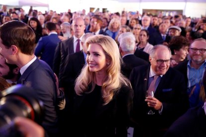 La filla de Donald Trump, Ivanka, en un acte de celebració del trasllat de l’ambaixada, a Jerusalem.