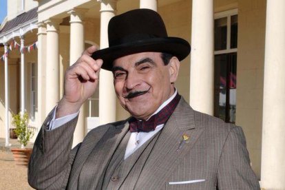 David Suchet como ‘Poirot’.