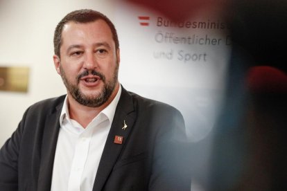 El ministre de l’Interior italià i líder de la Lliga, Matteo Salvini.