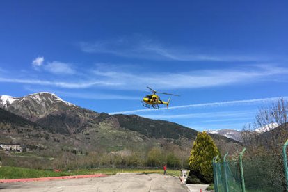 Imatge d’arxiu de l’heliport de Vielha.