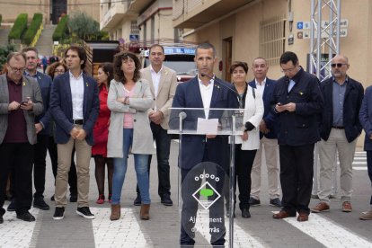 L'alcalde d'Alcarràs, Miquel Serra.