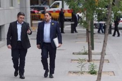 Junqueras alega al TC que la declaración de independencia no tuvo valor jurídico