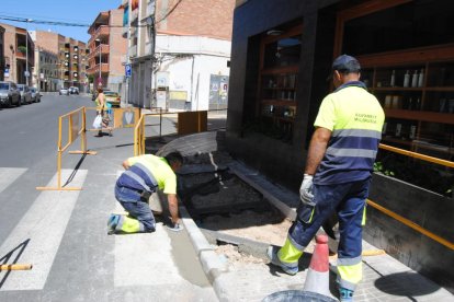 Las obras corren a cargo de la brigada municipal. 